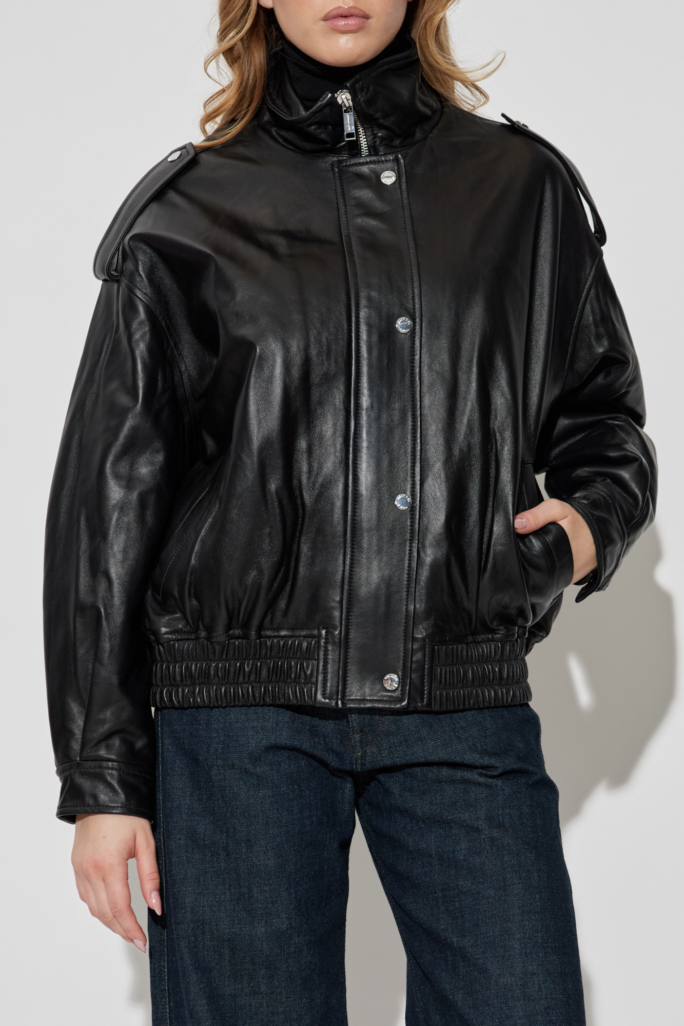 Michael Michael Kors Leather jacket | Women's Clothing | Vitkac